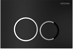 Grossman Инсталляция для подвесного унитаза Galaxy 97.01.210 с черной матовой клавишей смыва – фотография-9